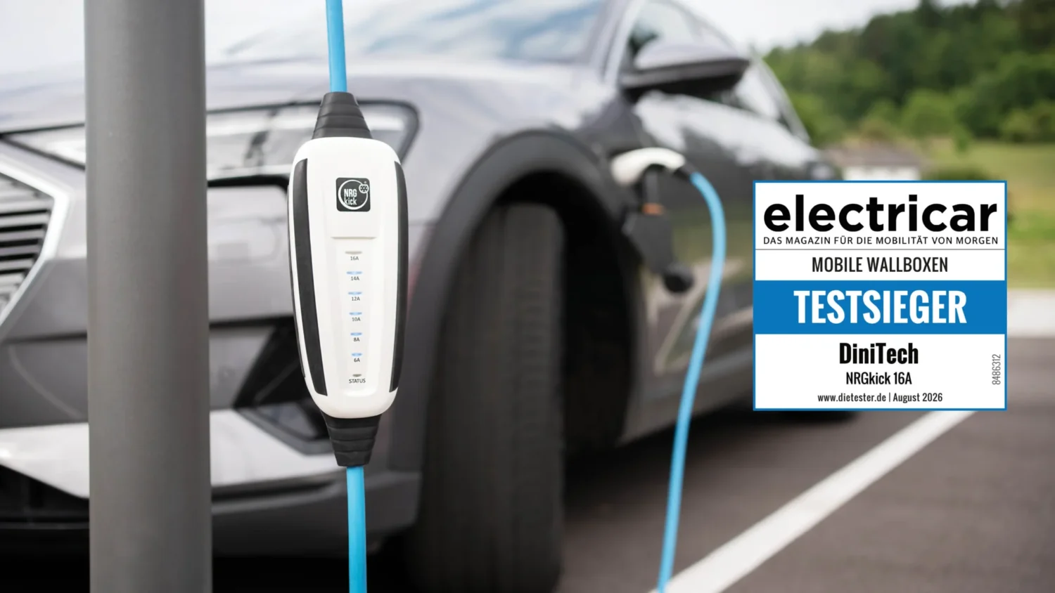 %95,44’lük oranla test birincisi: NRGkick, electricar ve DIE TESTER tarafından yapılan testte etkileyici bir performans sergiledi.
